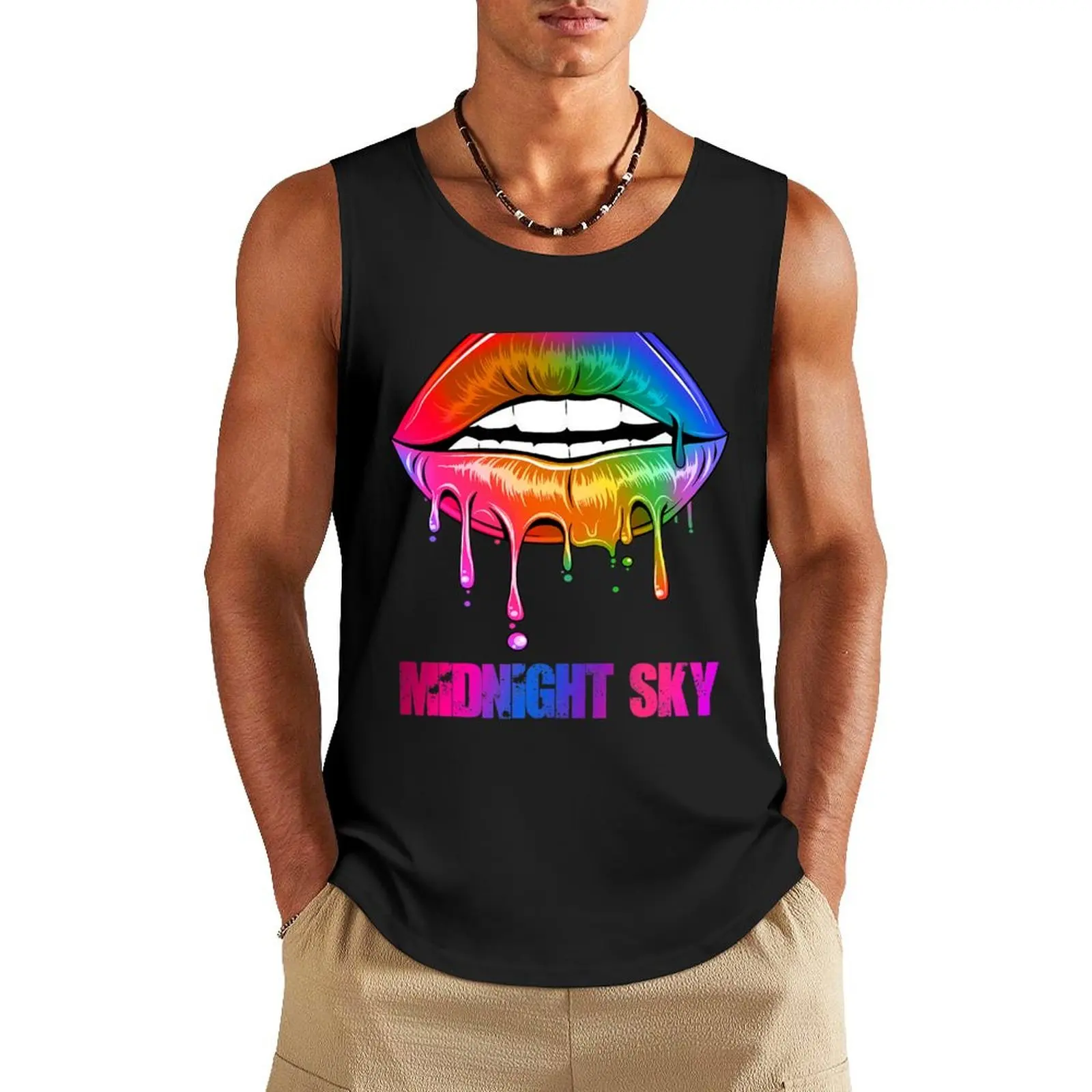 

Midnight Sky Tank Top tops anime bodybuilding for men