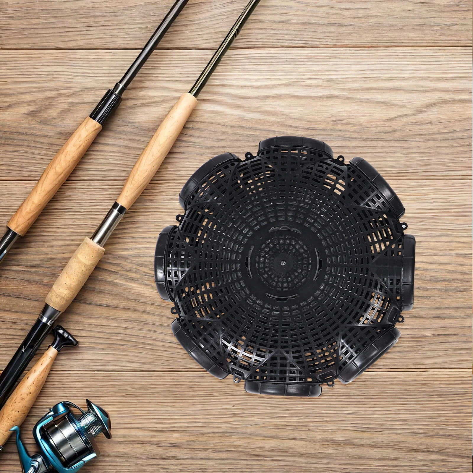 1 مجموعة متعددة الوظائف الصيد فخ دائم المحمولة قابلة لإعادة الاستخدام ثعبان البحر فخ قفص ل الروبيان جراد البحر السرطانات الصيد في الهواء الطلق #6