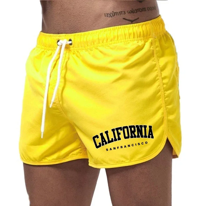 2026 Heißer Verkauf Herren California Strandshorts Hochwertige Männliche Sommer Casual Sport Boardshorts Fitness-Laufshorts – Detail 10