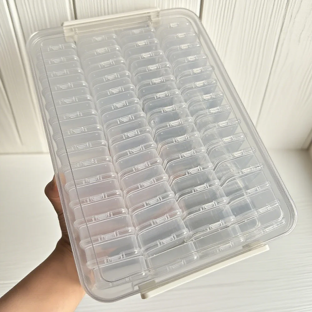 새로운 60칸 다이아몬드 페인팅 보관함, 네일아트 주얼리 모자이크 보관 용기, 다용도 보관 케이스