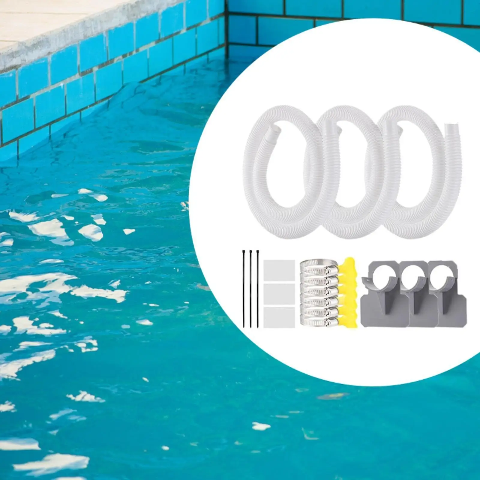 

Swimming Pool Pump Hose Set for Above Ground Pools, Easy Installation