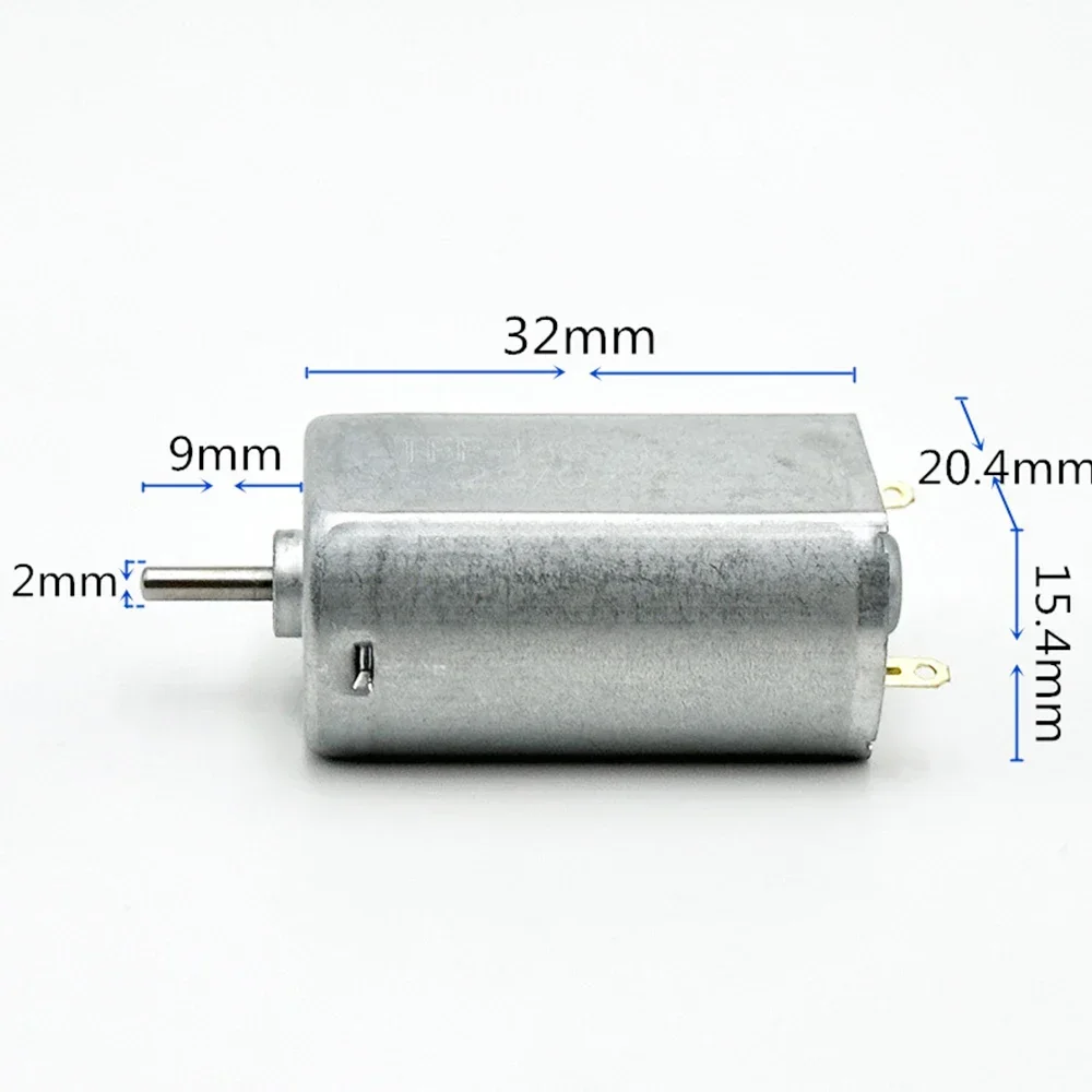 High Speed FF-180SH-2663 Motor DC 3V 3.7V 5V 6V 14000RPM Mini 20mm 180 Carbon Brush Motor High Torque for Model Toy Motor