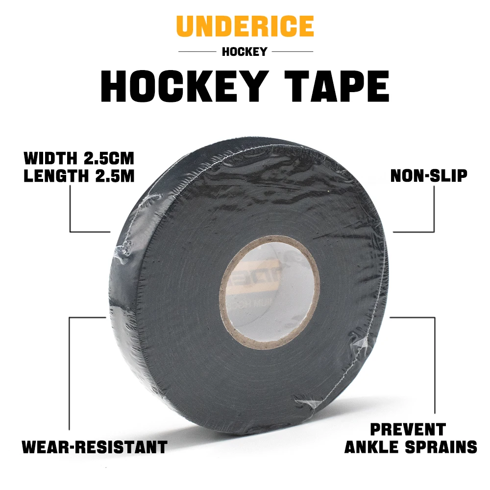 25M Ice Hockey Tape Self-Adhesive Ice Hockey Grip Tape Roll Hockey Stick Tape Badminton Handle Anti-slip Sport Accessory