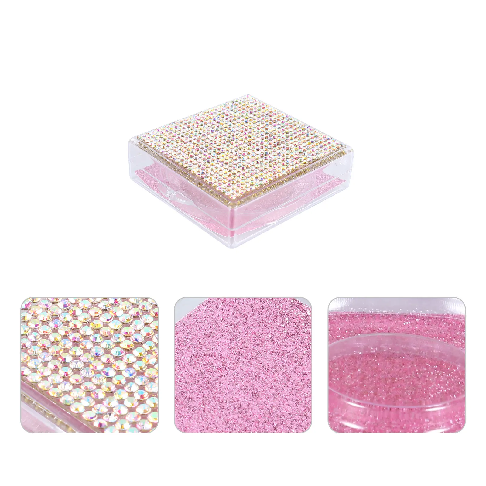 

12 Pcs Eyelash Box Fake Eyelashes False Organizer Case with Tray Empty Storage Plastic Holder