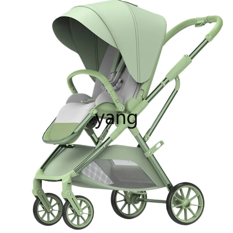 CX-High Landscape Baby Stroller, dobrável leve, pode sentar e mentira, integração bidirecional