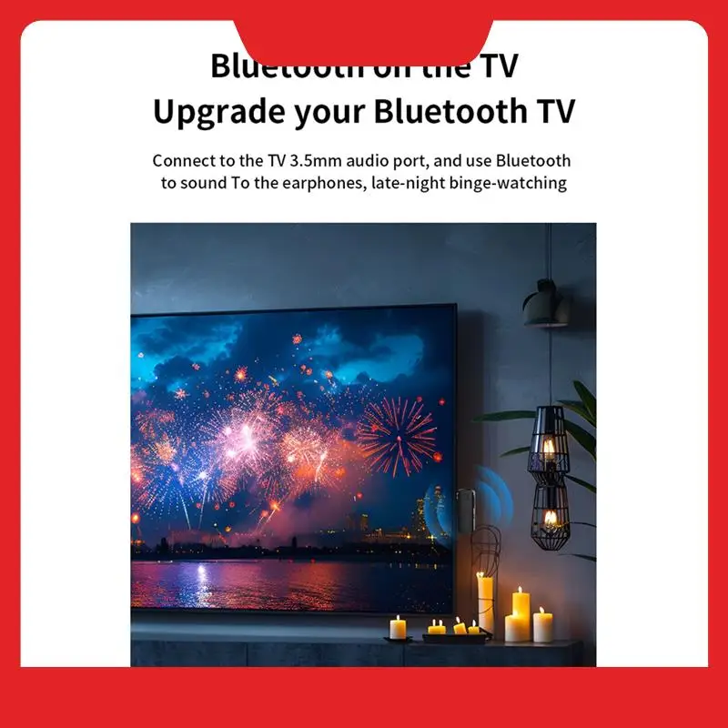 

Bluetooth 5.4 Wireless Audio Receiver Transmitter 3.5Mm AUX Bluetooth Adapter For Car Phones Tablet Laptop