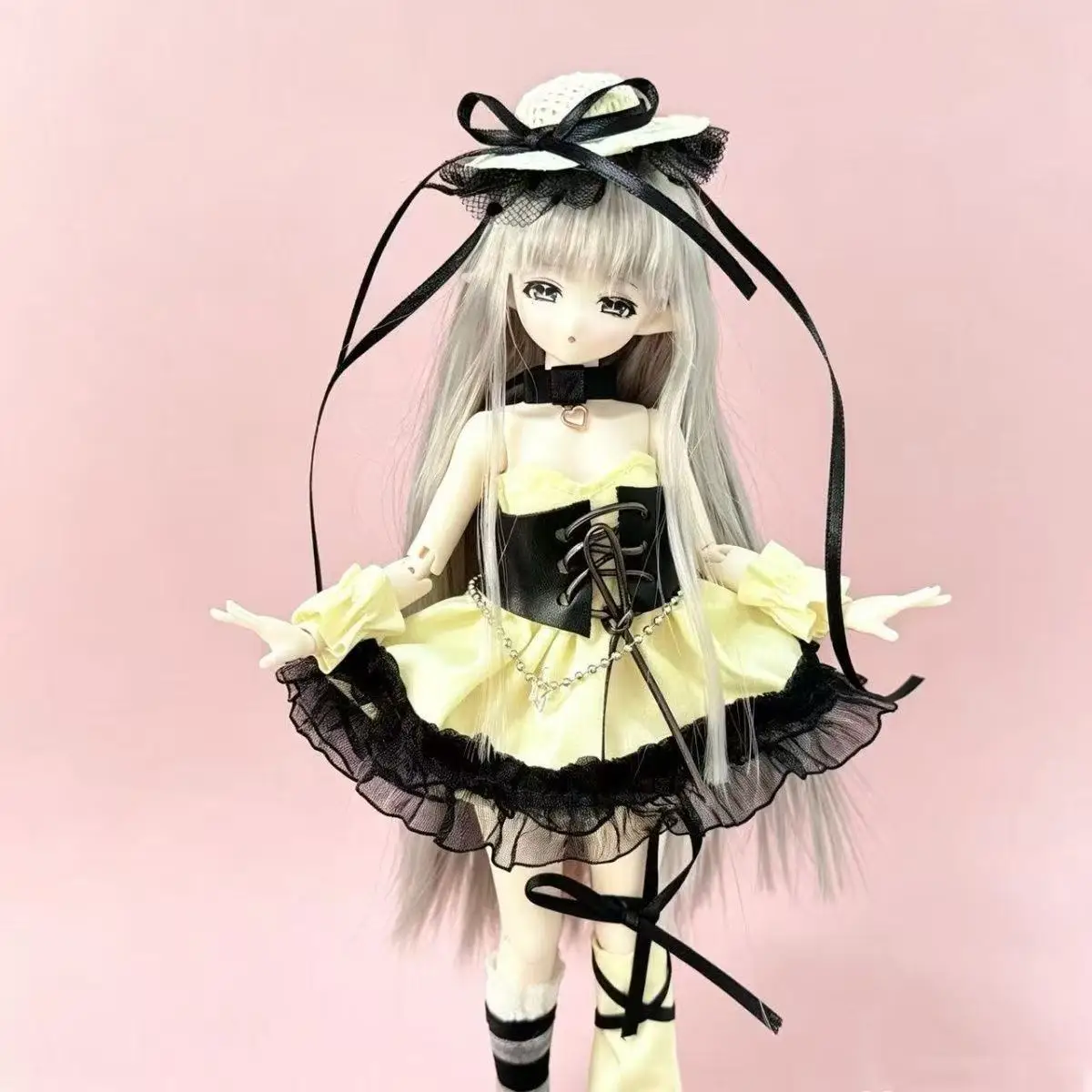 Cheese‑Style Doll Clothes Set For Blythe OB22 OB24 1/6 Azone Doll Dress‑up Outfit Accessories, Doll Not Included