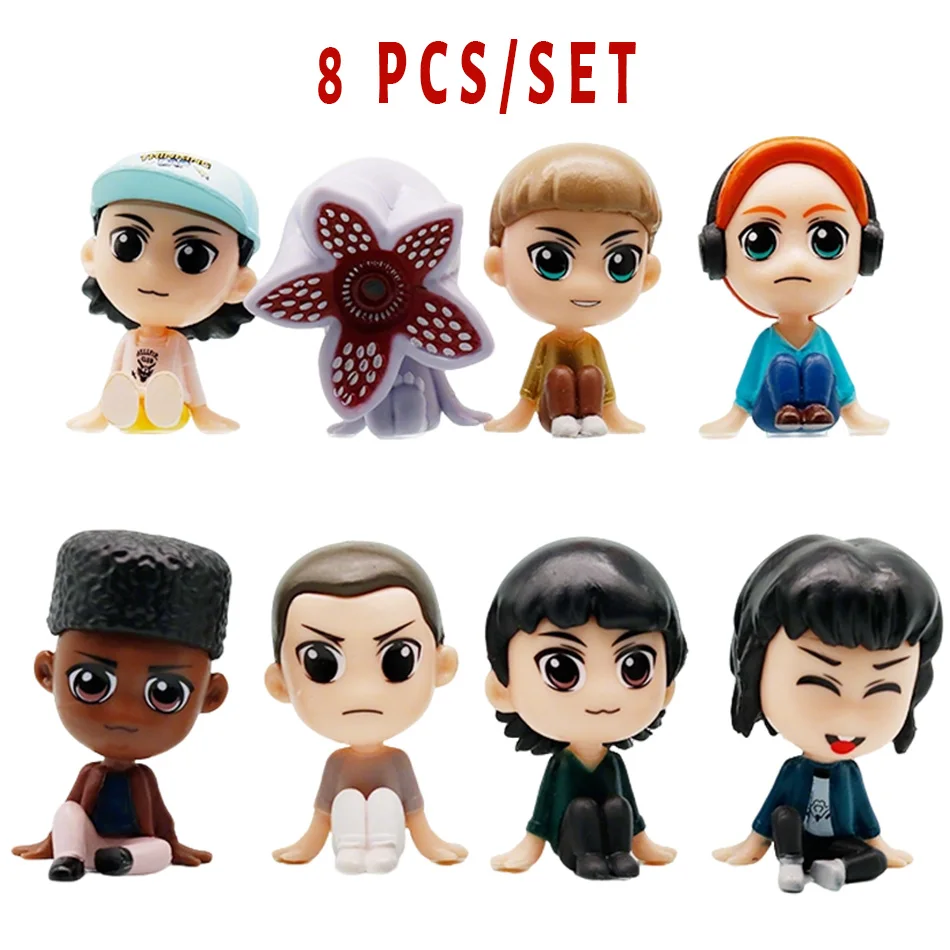 نسخة Q الجديدة أشياء غريبة ساخنة شخصيات نباتات آكل اللحوم ستيف عمل سطح المكتب الديكور نموذج الحلي هدية عيد ميلاد