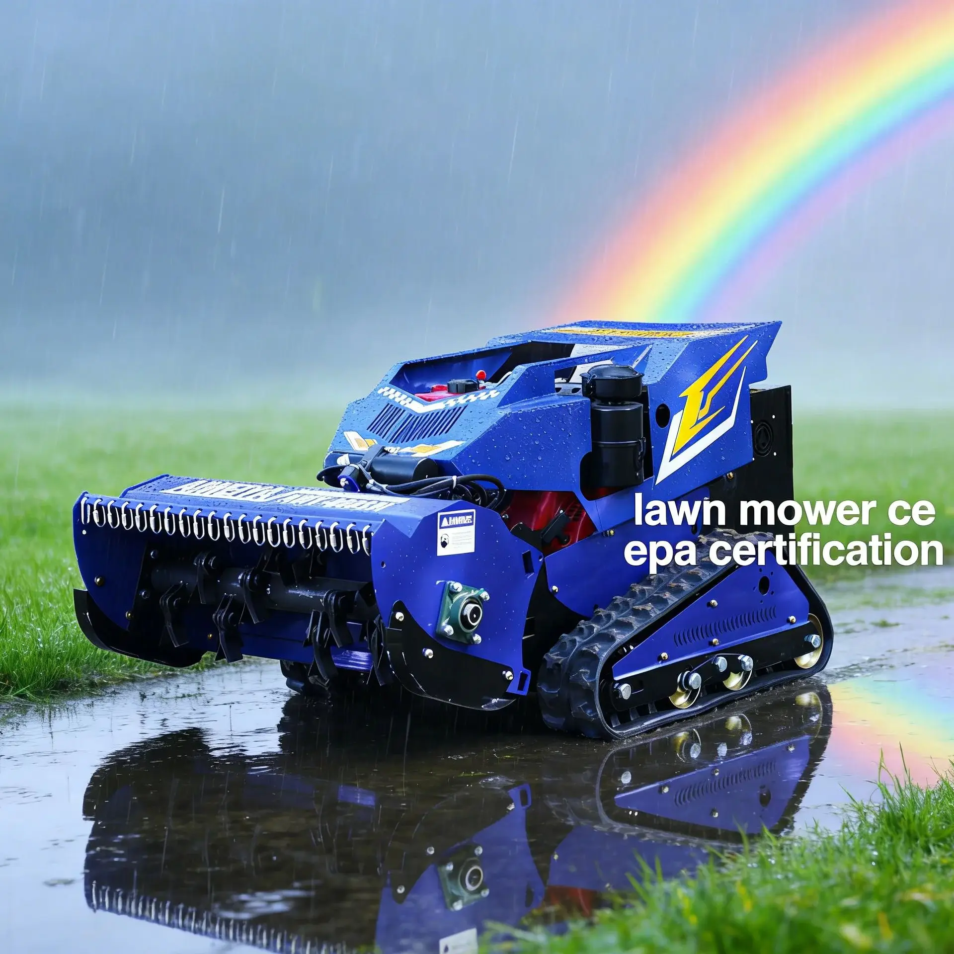 

Индивидуальные гусеничные роторные косилки для газонов с двигателем 800-1000 мм, дистанционным управлением и сертификатом CE, по заводской цене