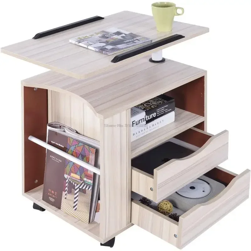 Laptop Desk Removable Bedside Table Lifting Bedside Table Locker Side Cabinet Storage Cabinet Drawer Cabinet Desk