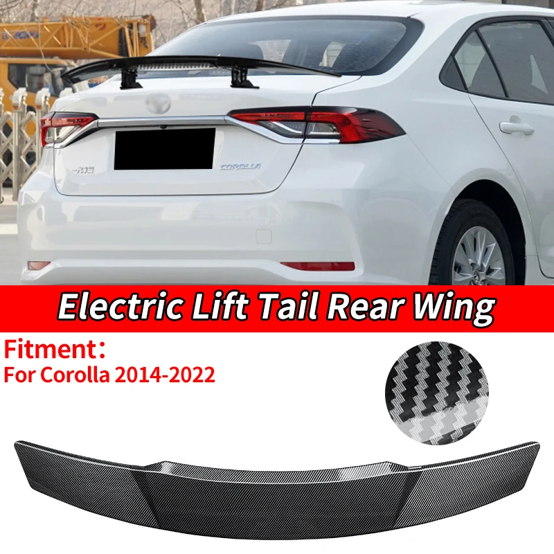 

Car Universal Electric Rear Spoiler Wing Trunk Tail Remote Control Modification Accessorie For Toyota For Corolla 2014-2022