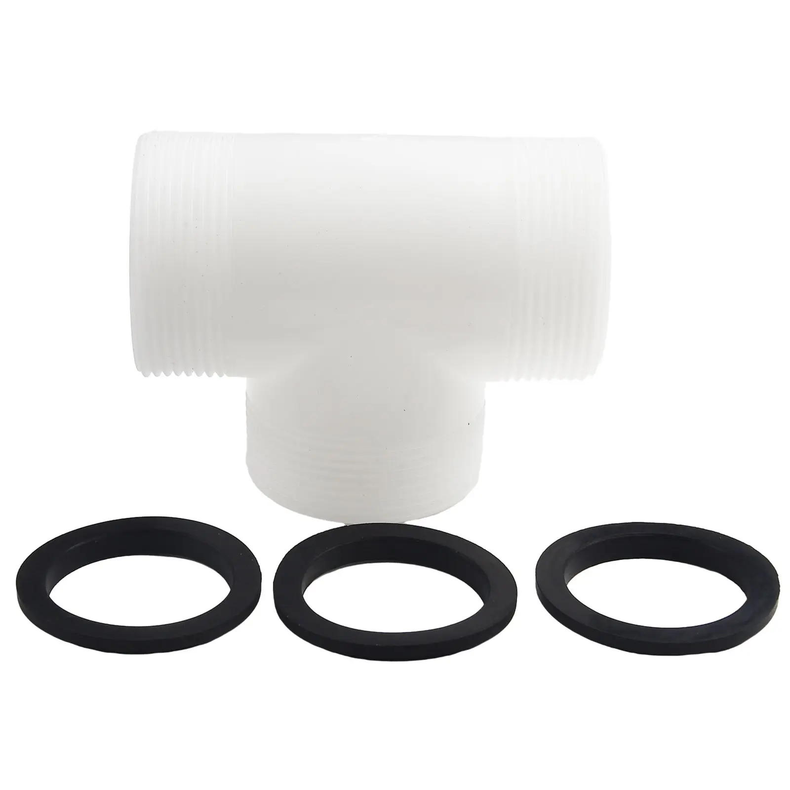 Pool Pump Accessory T-Joint for Intex Systems with 1.25 Inch Female Threads on All Three Ports and Leak-Resistant Design