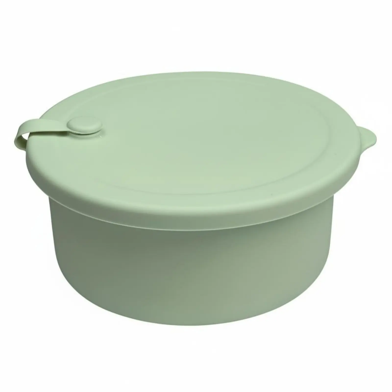 Silicone Lunch Box, Bento Food Container, Microwave Safe, Leakproof, Portable Tableware for Kids, Outdoor Use