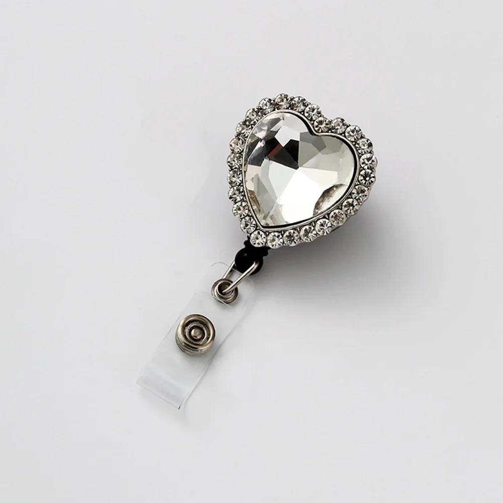 

Cute Badge Reel Retractable Design Id Badge Holder Easy to Wear on Belt Wallet Handbag Retractable Card Holder