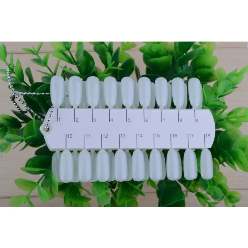 Delicate DIY Portable 36 Tips Nail Art Display Practice Training Palette Dish Rack Wheel Plastic Nail Display Stand Tool