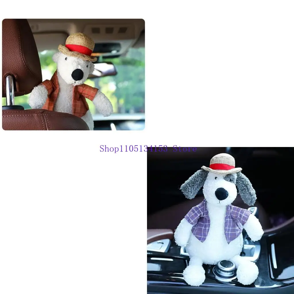 

hg89 Bamboo Charcoal Air Purifying Bag Stuffed Animals Vehicle Cartoon Interior Decoraive Car Ornament Odor Eliminator
