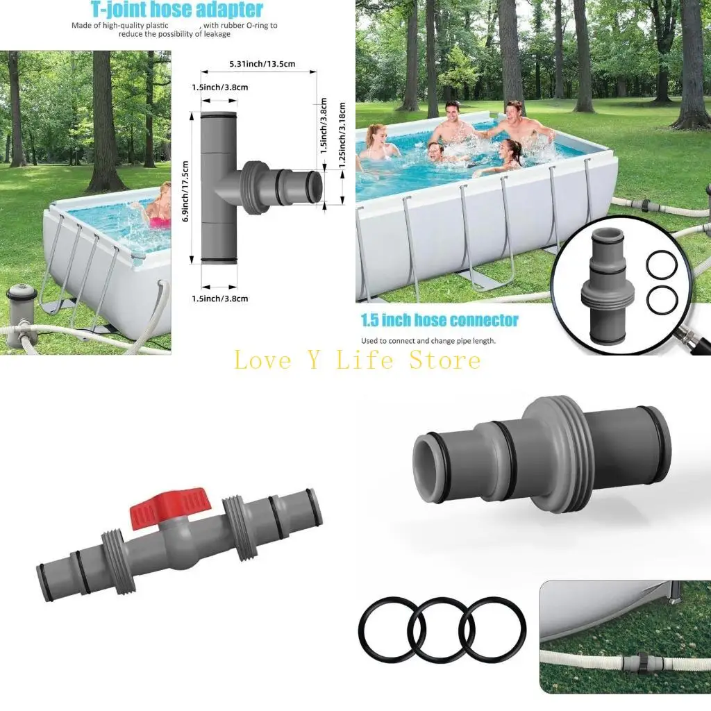 

L74C Leakpression Interconnectinging Coupler с резиновым адаптером замены шланга для бассейна для дома на открытом воздухе
