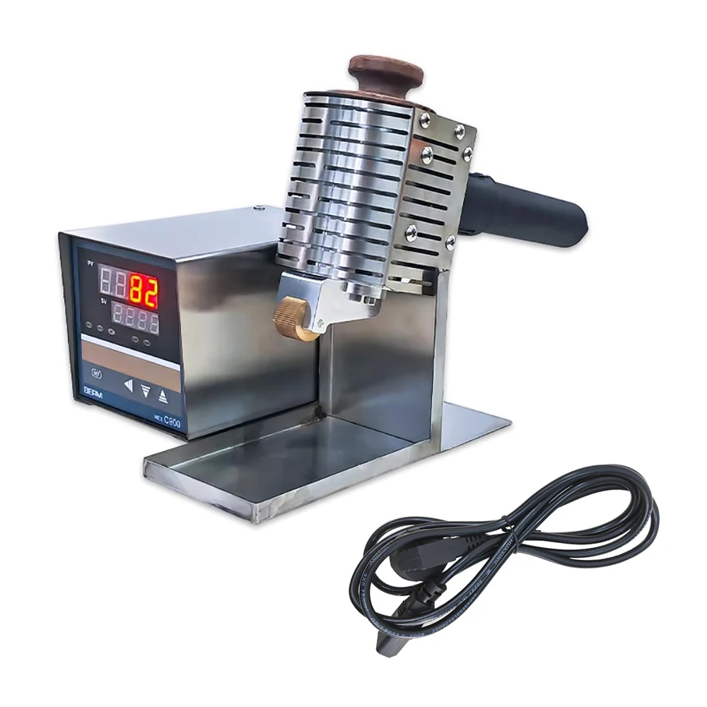 

220V Handheld Hot Melt Glue Applicator Machine - 100ML Capacity, PID Temperature Control, for Packaging/Crafting (Model YM-100W)