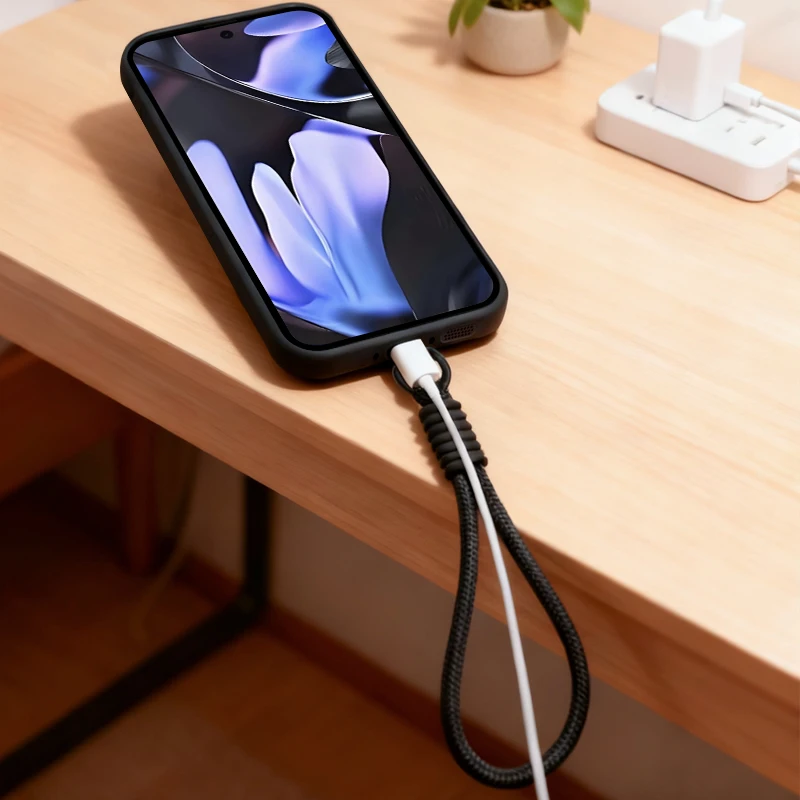 عيد الميلاد القلب نمط جراب هاتف لجوجل بكسل 10 8 7 برو 9A 8A بكسل 9 10 برو XL شريط للرسغ الحبل لينة غطاء خلفي من البولي يوريثان #5