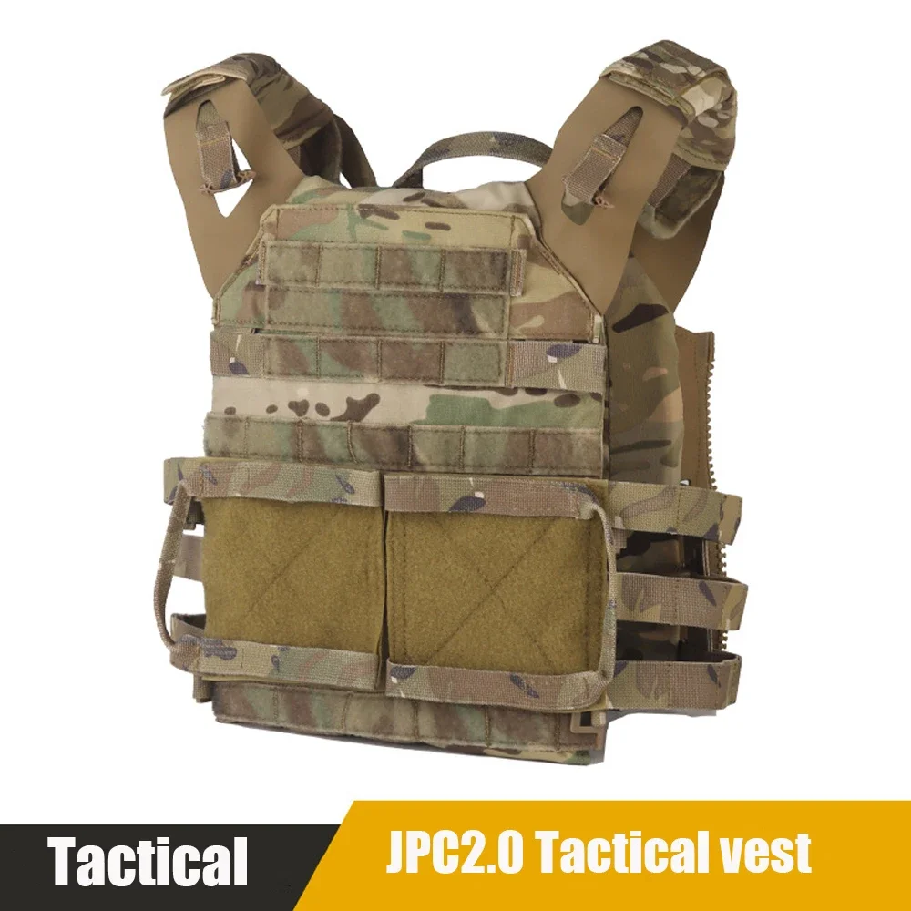

Tactical JPC 2.0 Vest Camouflage Plate Carrier Combat Shooting Molle Vest Quick Disassembly Vest Hunting Equipment