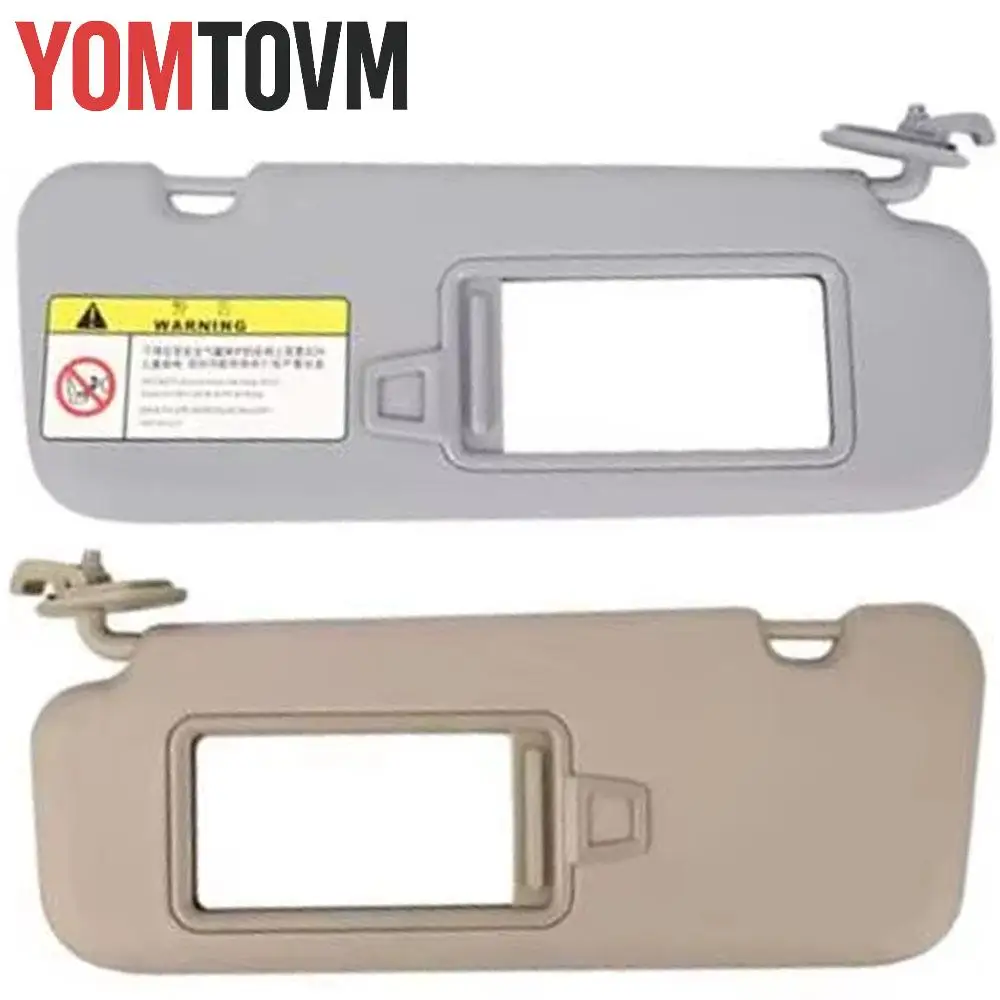 

Car Interior Sun Visor Panel With Mirror Grey Beige Sun Shade for Hyundai Elantra AD 2016 2017 2018 2019 Left Hand Drive
