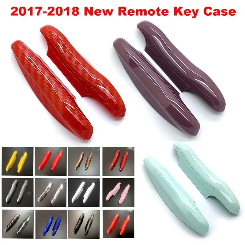 

2PCS Car Smart Remote Key Case ABS Replacement Key Cover Holder Shell Fob For Porsche Cayenne Panamera 911 992 Taycan New