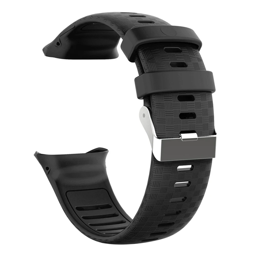 Silicone Strap Smartwatch Strap Adjustable Smart Watch Band Strap Comfortable with Buckle for Polar Vantage V Smartwatch