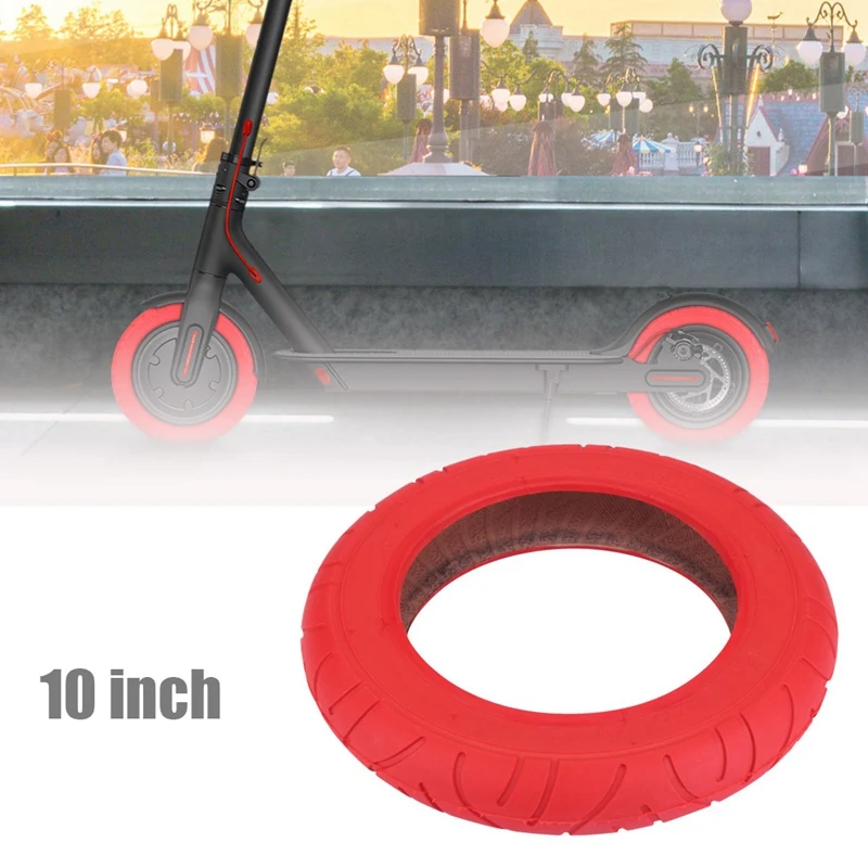 

1Pcs For Xiaomi Mijia M365 Pro 10 Inch Electric Scooter Tire 10 X 2 Inflatable Solid Tire For Wanda Tire