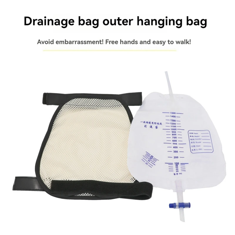 Adjustable Urine Drainage Bag Fixed Elderly Urination, Elderly Urination Leg Drainage, Waist Bag Urine Collection Bag