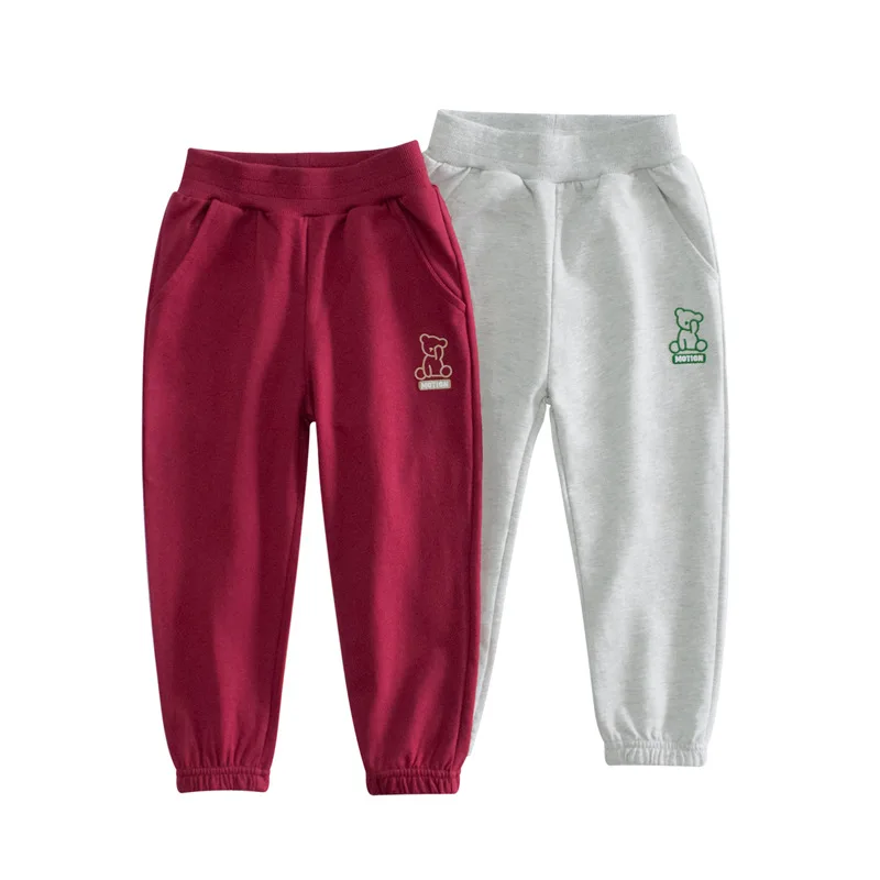 

New Spring and Autumn Kids Pants & Capris: Breathable and Elastic Sports Pants for Boys and Girls Kids Clothes