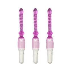 1/3 Pcs 9‘’ Jelly Vibrator Stick Long Anal Butt Plug Beads Silicone G-spot Massager Sex Toys For Couples Masturbation Dildo