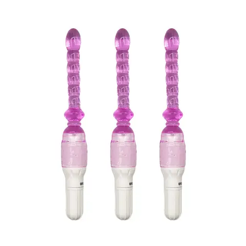 1/3 Pcs 9‘’ Jelly Vibratorr Stick Long Anal Butt Plug Beads Silicone G spot Massager sexx Toys For Couples Masturbation Dildo