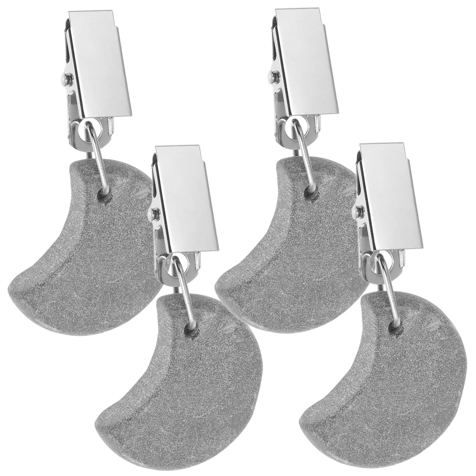 

4 Pcs Tablecloth Clip Compact Weights Household Outdoor Cover Clips Iron Supply