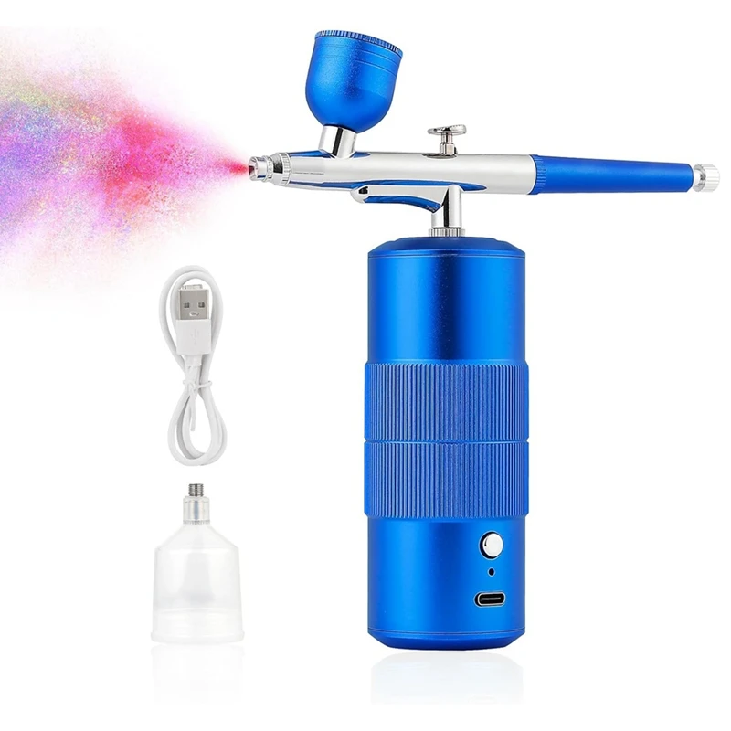 

Airbrush Kit Machine, Rechargeable Handheld Airbrush, Professional Cordless Air Brush For Nail Art, Makeup