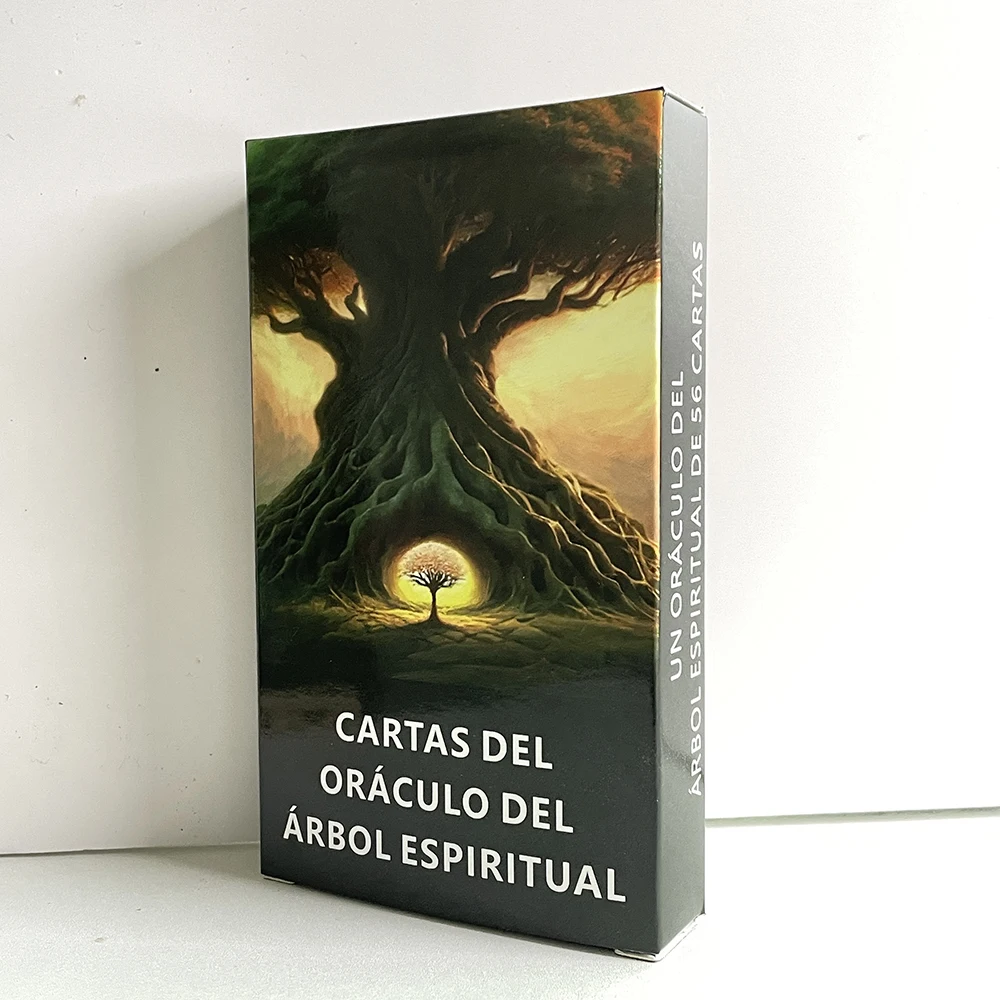 Spanish Oracle Cards Tarot Clarity Deck Spirit Tree Prophecy Divination with Meaning on It Keywords Taro 56-cards