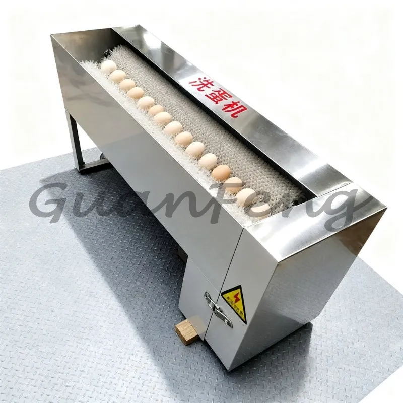 Livestock Poultry Equipment Fully Automatic Egg Washing Machine, Stainless Steel Commercial Egg Cleaning Washer