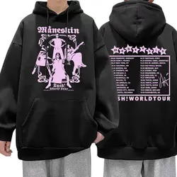 Italian Band Maneskin Hoodie Rush Oversized Fleece Hip Hop Sweatshirt For Men And Women Fashion Streetwear Loose Classic Simple