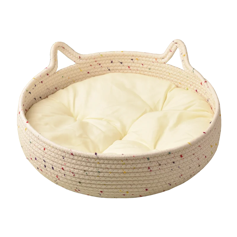 

*Summer Universal Rattan Internet celebrity Cattery Cat House Cat House Pet Nest Cat