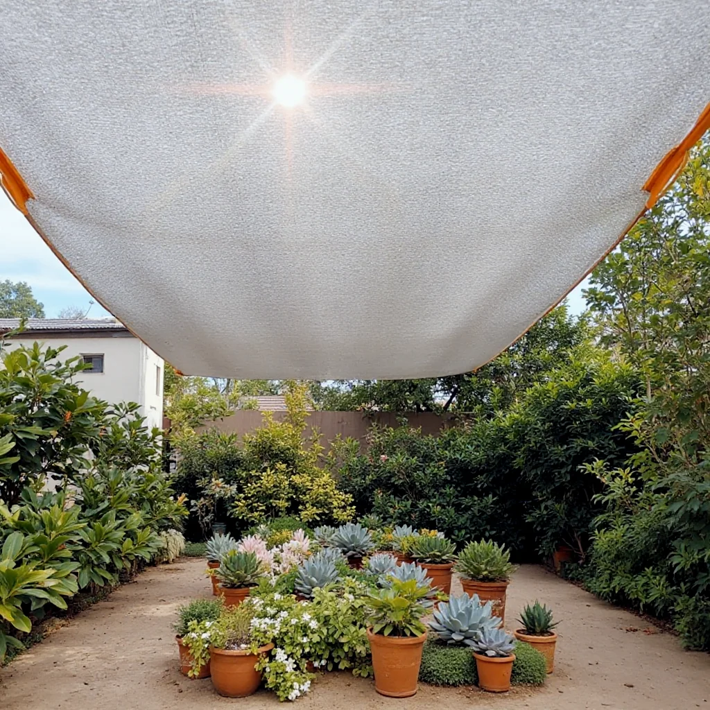 Reflective Aluminum Foil Sunshade Screen Heat Insulation Sun Protection And Cooling Silver Sun Room Succulent Plant Greenhouse