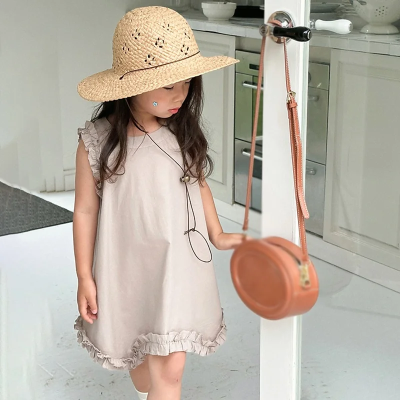 Girls Summer Dress Fashionable And Sweet Girls' Summer Sweet Puffy Dress Sweet Princess Party Dress