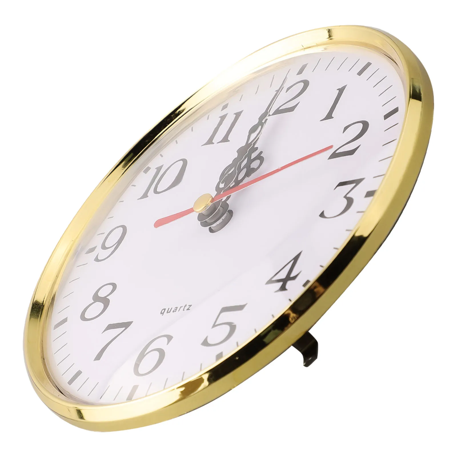 DIY Quartz Clock Insert Silent Movement 1 Pcs 130mm Diameter 90-110mm Install Diameter Arabic Numerals Brand New