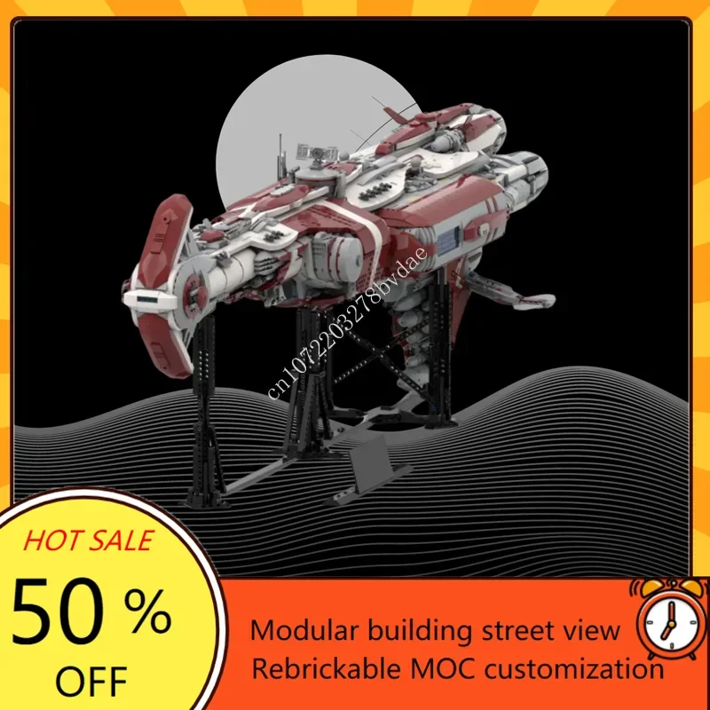Zenith Escort Cruiser Space War Military MOC SpaceShip Battle Model Custom Puzzles Architecture DIY Education Assembly Model Toy
