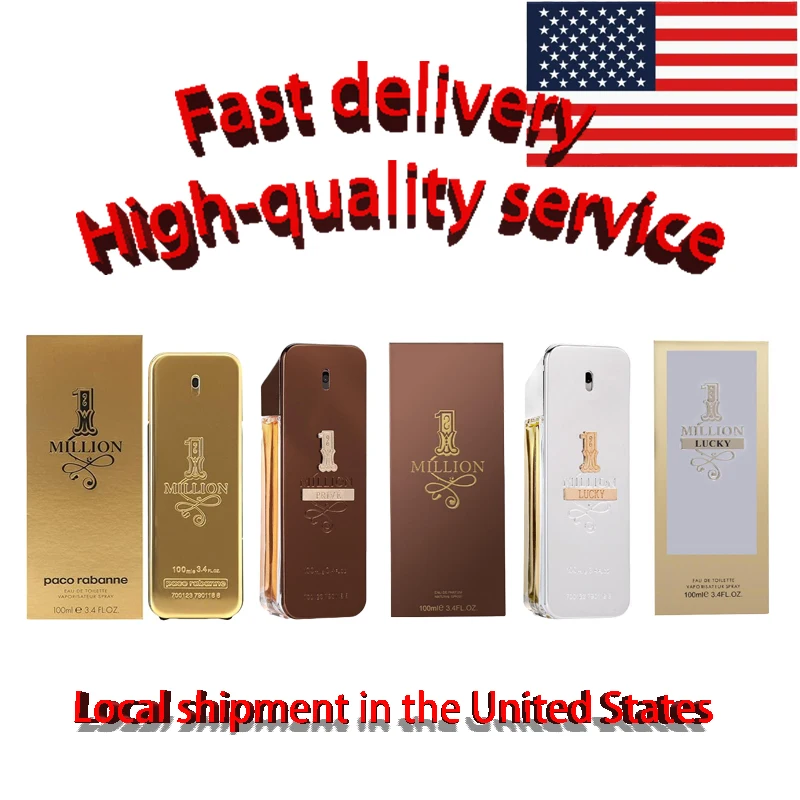 

100ml Original Million Gold Hombre Perfume Lasting Strong Masculine Men Taste Strong Spicy Pheromone Cologne Body Spray Cologne