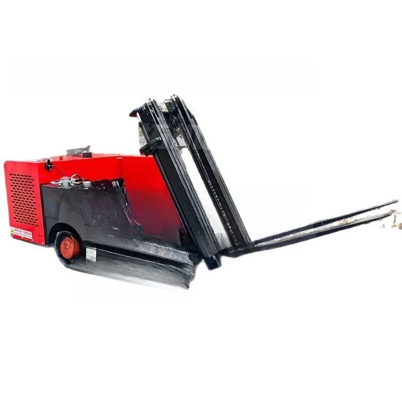 

All terrain tracked remote-controlled forklift, fuel electric, capable of exporting 3 tons, 5 tons, 8 tons