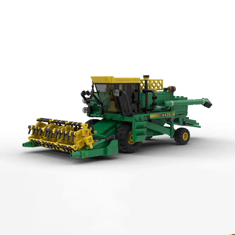 مدينة نماذج من الشاحنات Moc قوالب بناء وحدات مزرعة حصادة نموذج التكنولوجيا كتل عيد الميلاد لتقوم بها بنفسك لعبة البناء هدايا العيد
