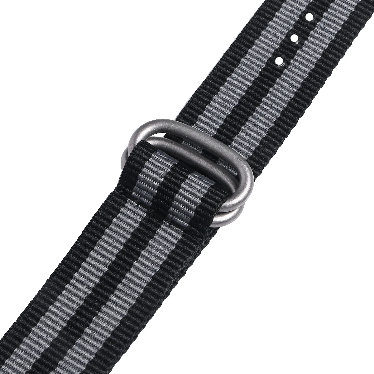 

Nylon Watch Strap 24Mm Heavy Duty Woven Band Machine Washable Durable Adjustable Spring Bars Easy Install Gift For Family