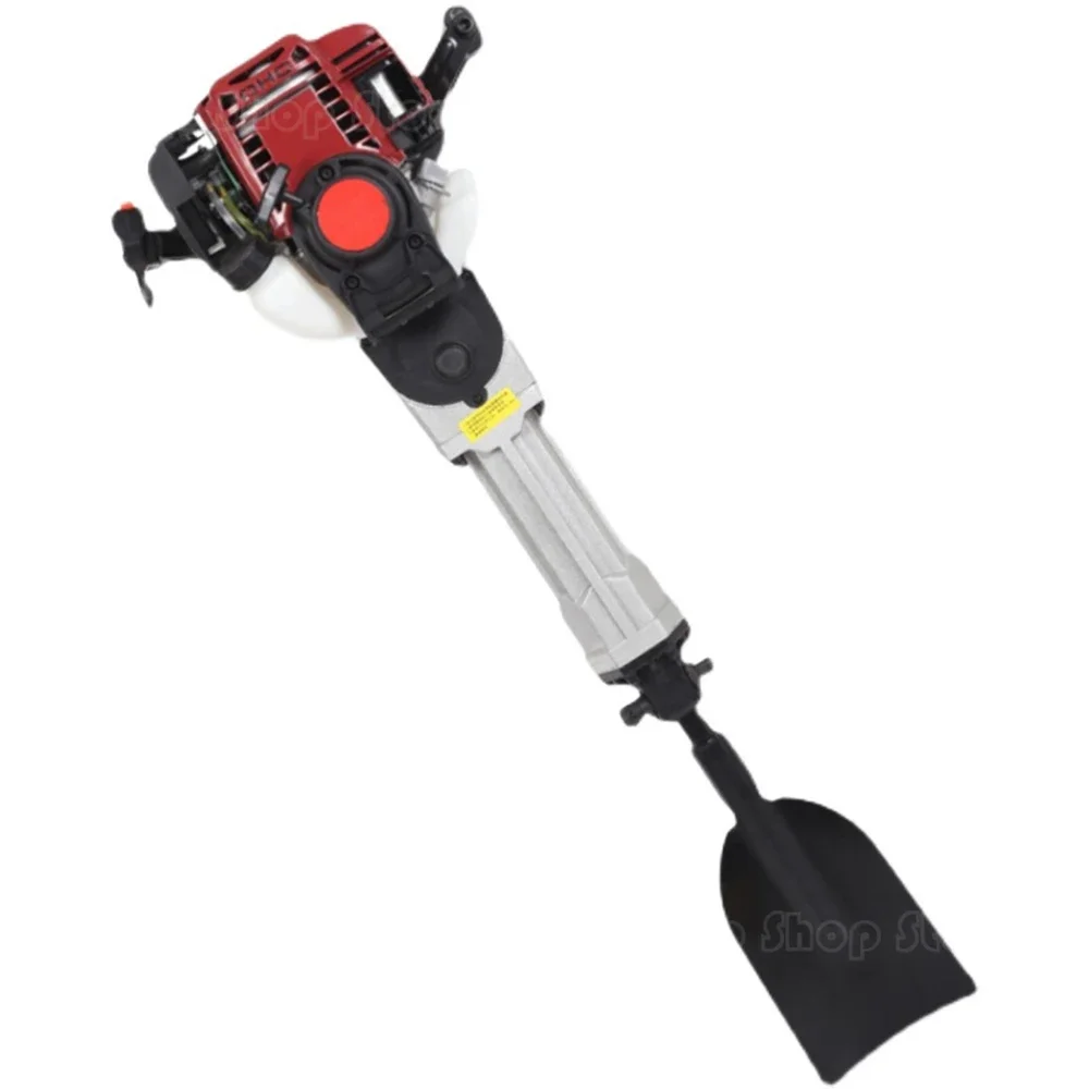 Model 100 Gasoline Pick Two-Stroke Rock Drill 1900w Multi-Function Gravel Trencher Transplanting And Soil Excavation Tools