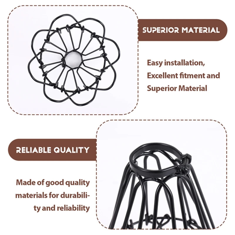 Регулируемый абажур в виде проволочной клетки LICE, 2 шт., металлическая клетка для птиц, лампа, остров, подвесной светильник, держатель лампы
