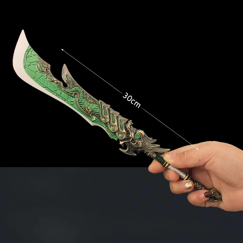 30 cm Naraka: Bladepoint Melee Arma Longpan Spadone Gioco Periferico Metallo Samurai Spada Arma Modello Portachiavi Regali Giocattoli Ragazzo