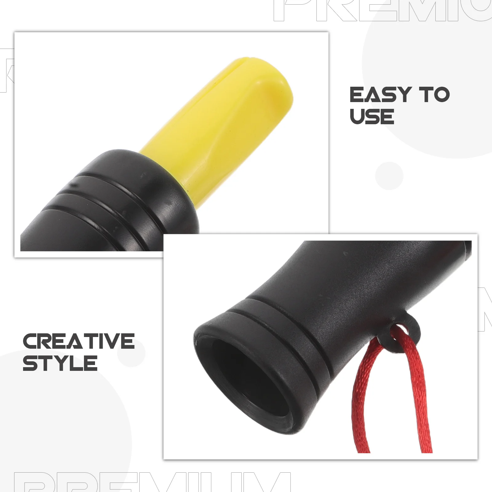 Outdoor Survival Whistle Lightweight Loud Emergency Hiking Camping Safety Signal Tool Duck Call Mimic Multi Function